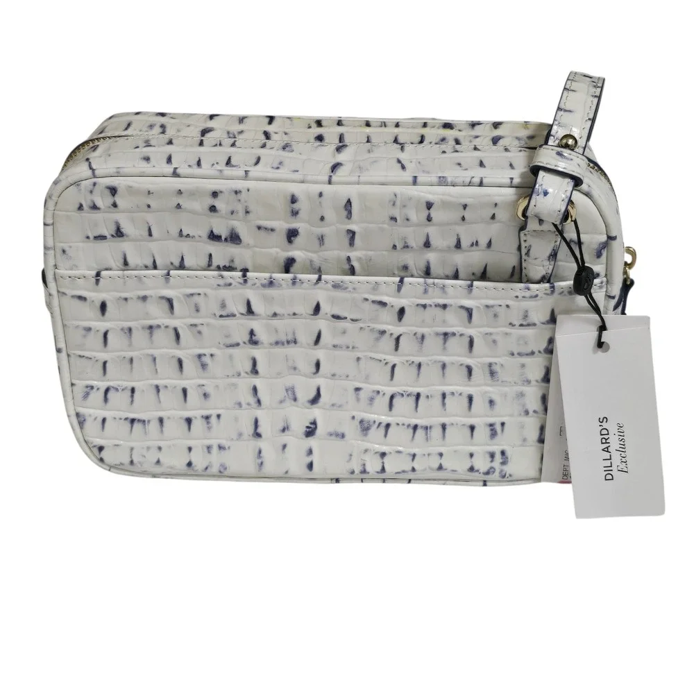 Brahmin Demi Crossbody Bag Marina La Scala Croc Embossed Leather Dillard's Exclu